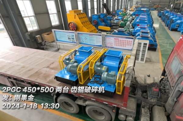 干木薯破碎機 齒輥破碎機發貨現場 3