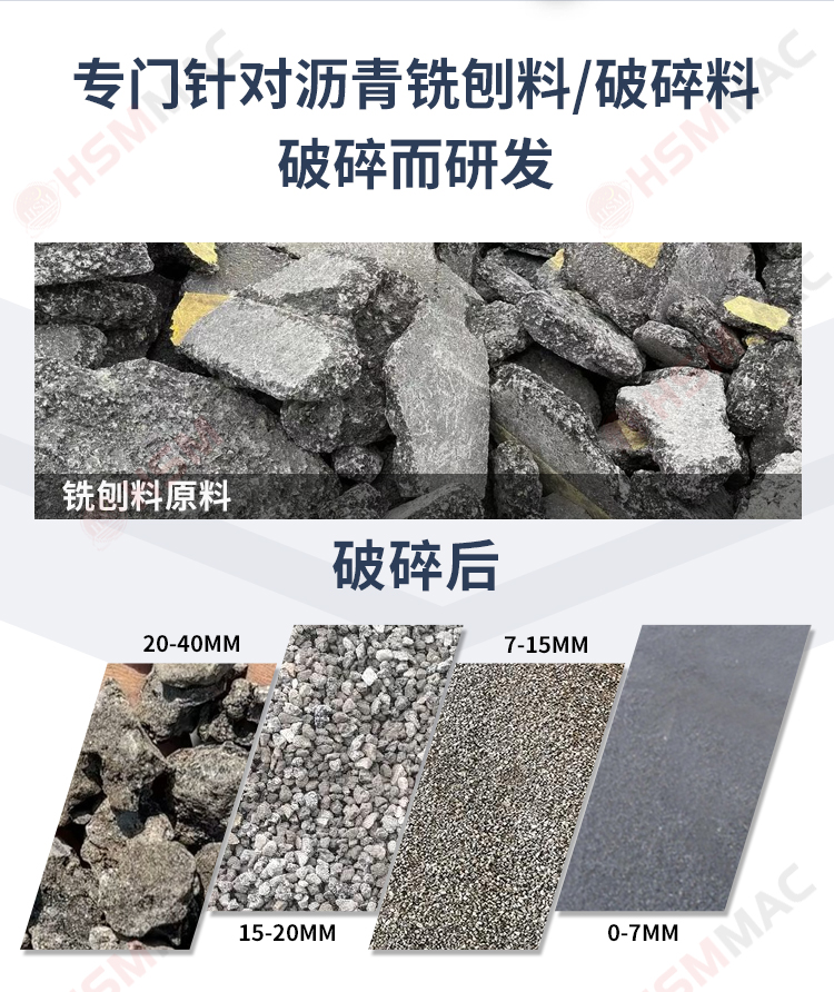 銑刨料破碎篩分設備 華盛銘篩分破碎一體機 銑刨料破碎篩分設備 華盛銘篩分破碎一體機